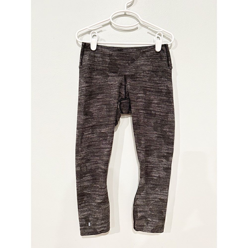 No bull cropped leggings gray black
